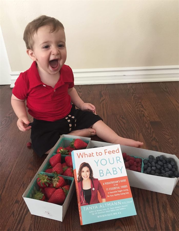 A happy, healthy toddler at Calabasas Pediatrics